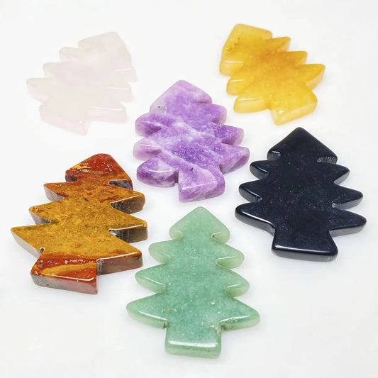 Christmas tree flat carving