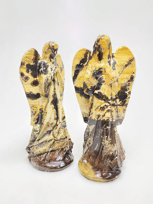 Picture stone angel carving