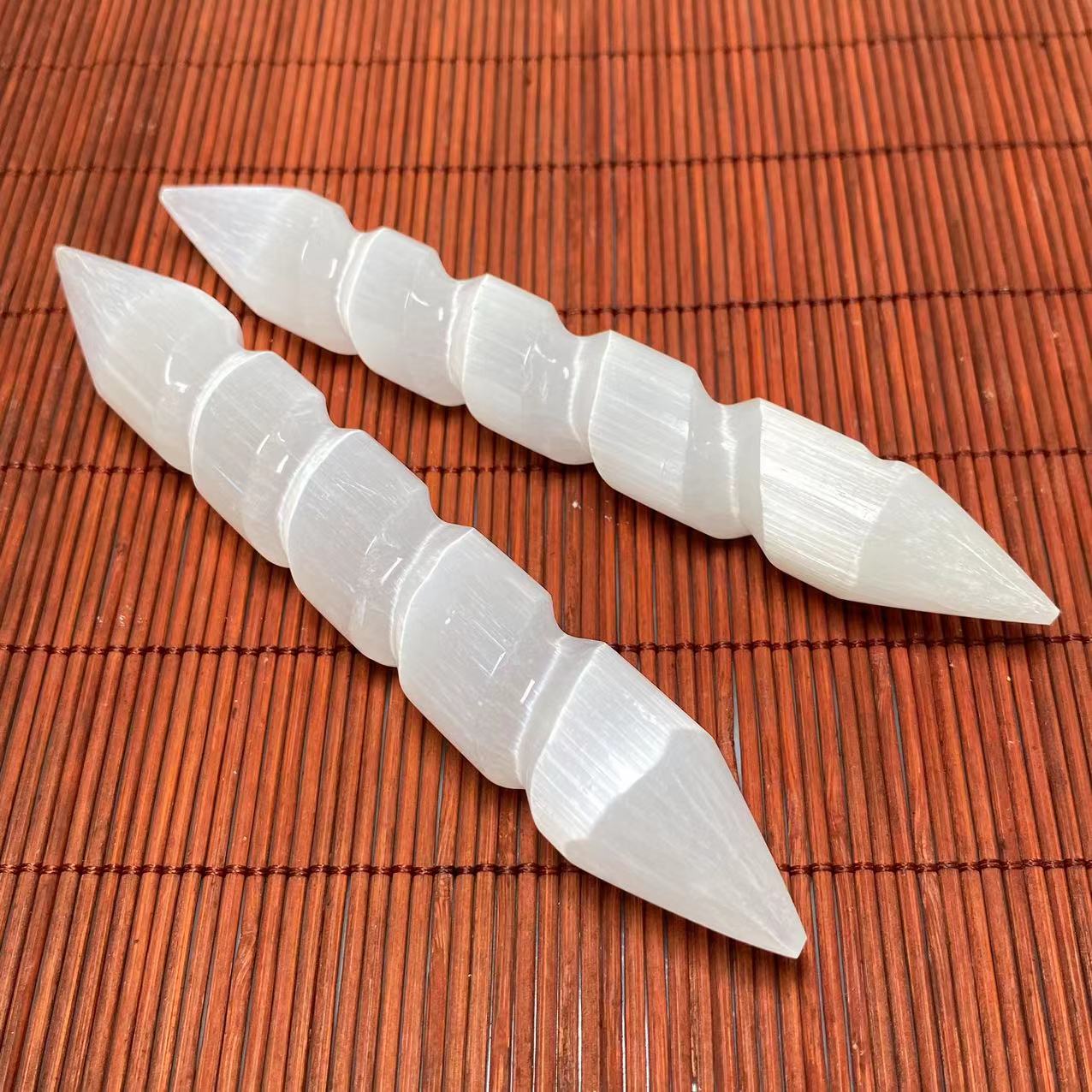 Selenite massage stick