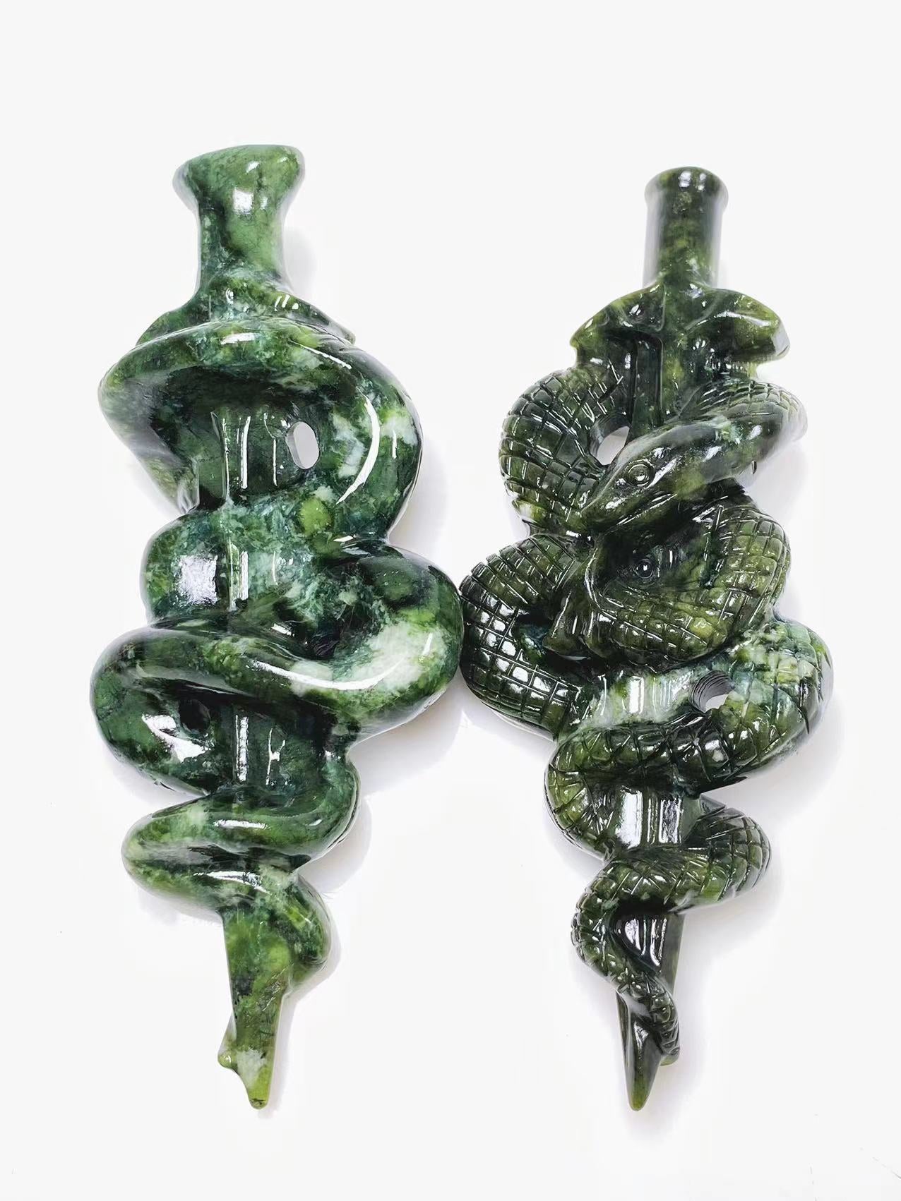 Green jade snake sword