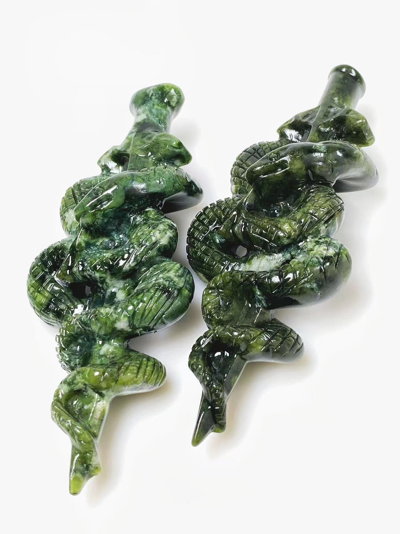 Green jade snake sword