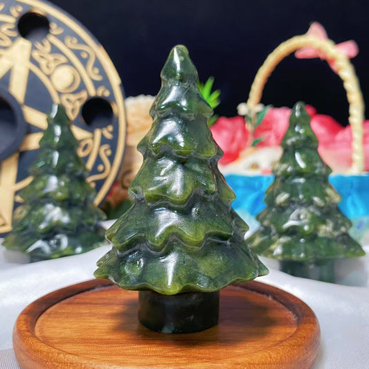 Green jade christmas tree
