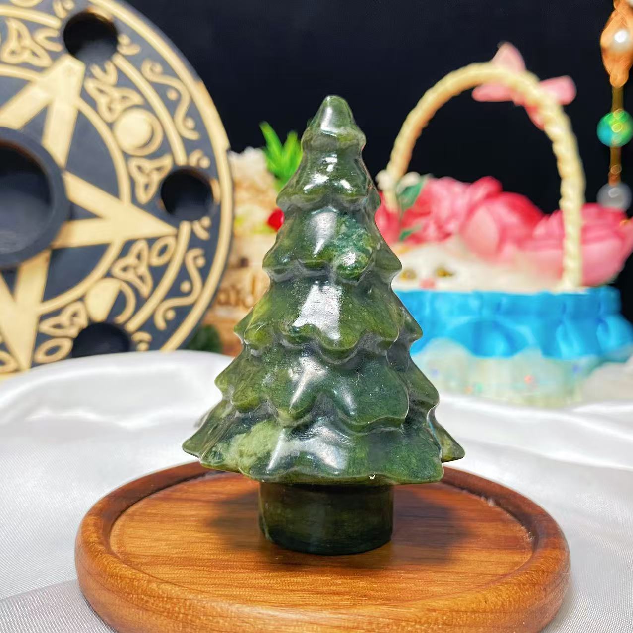 Green jade christmas tree