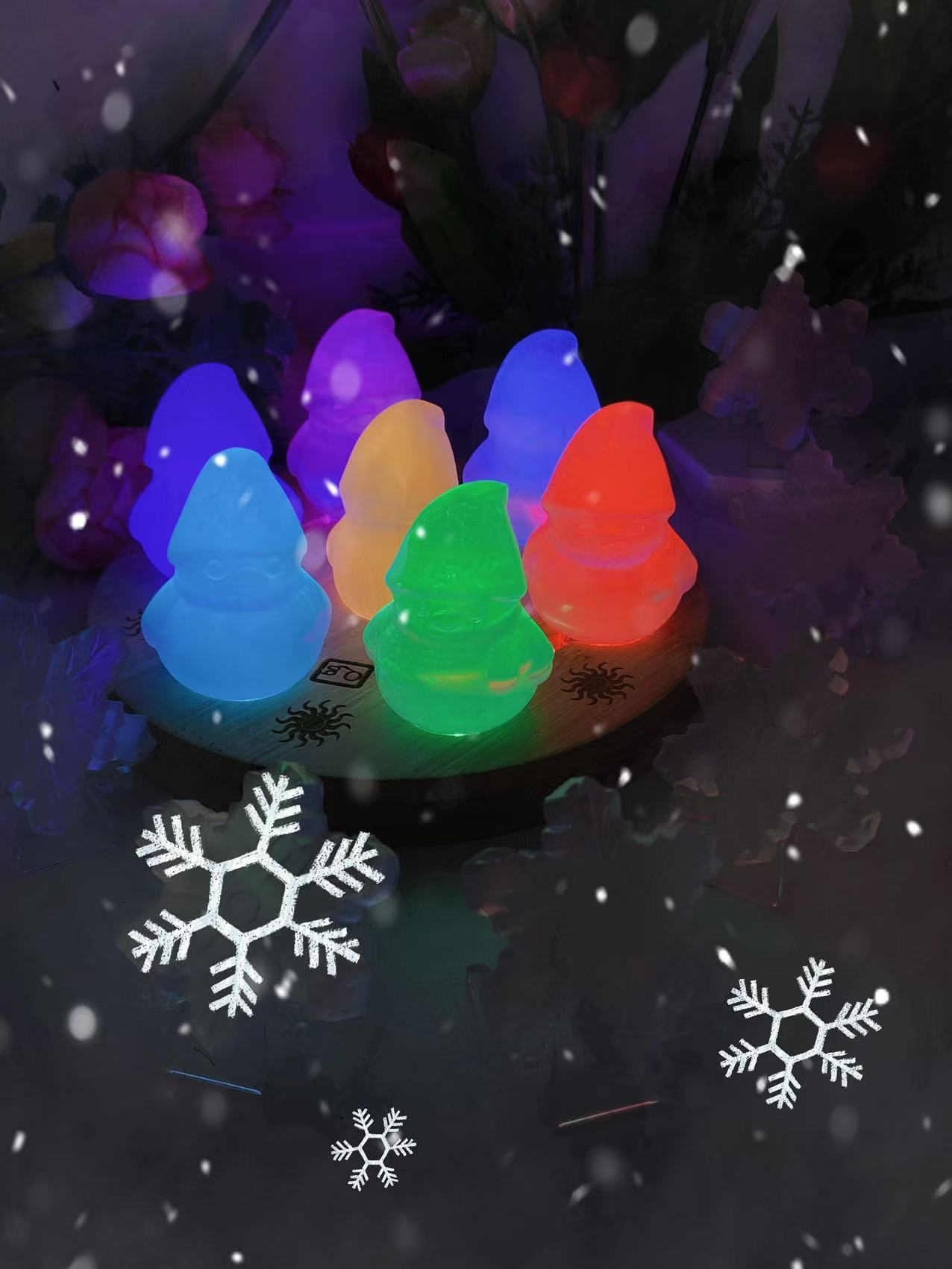 Selenite snowman