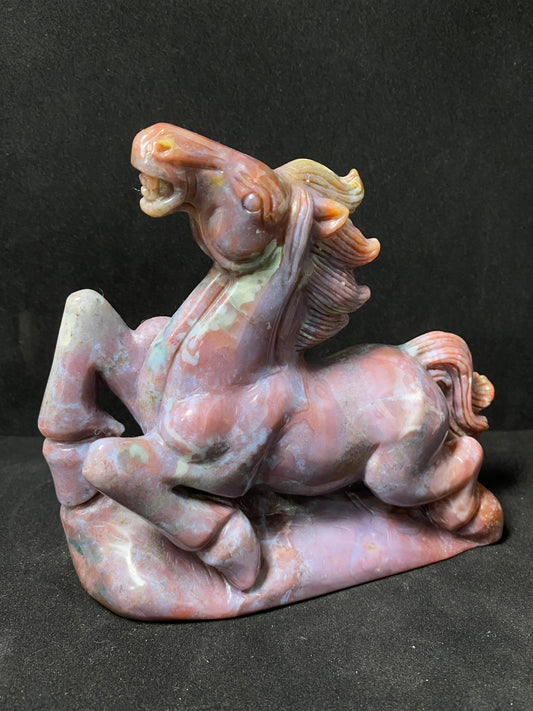 Ocean jasper horse #1169