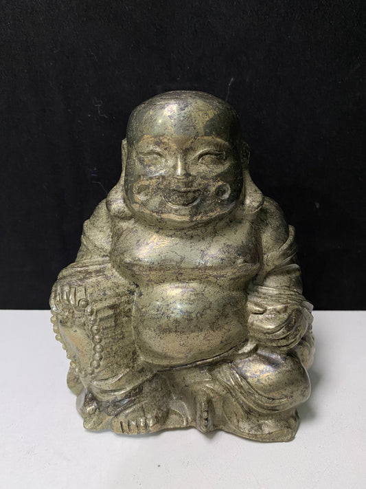 Pyrite smiling buddha
