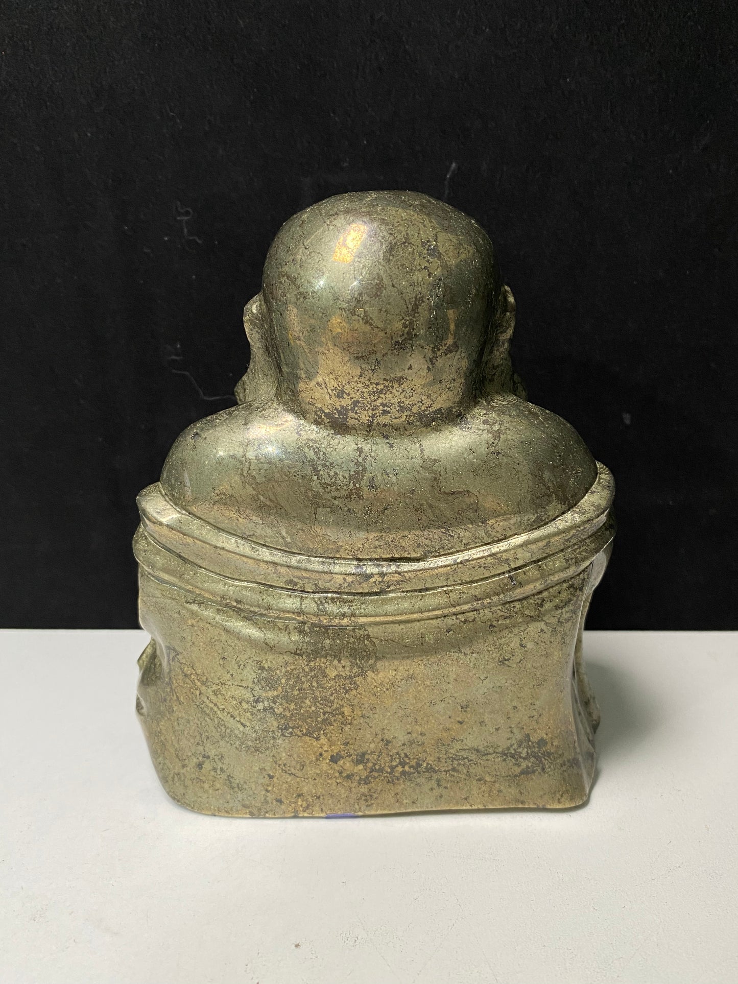 Pyrite smiling buddha