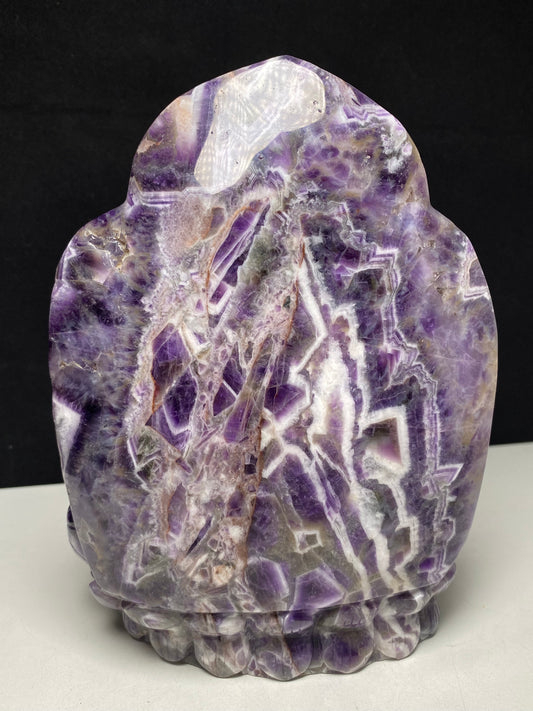 Dream amethyst Ganesha carving #3233