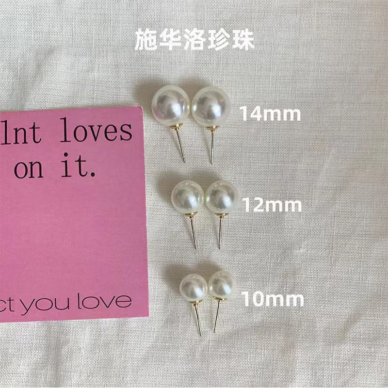 pearl ear studs 20 pairs