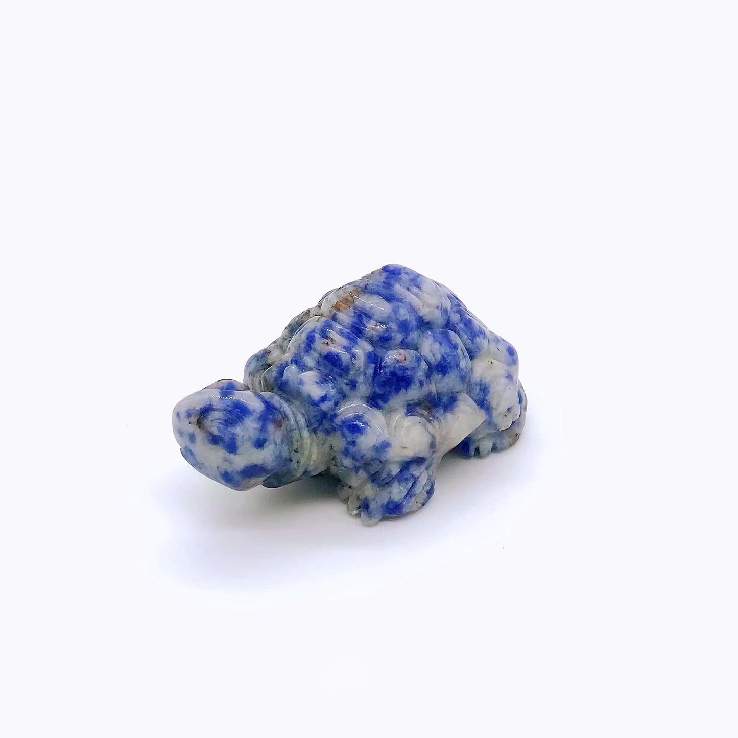 Hand-carved crystal turtles