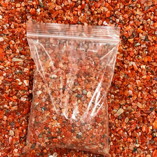 Carnelian chips bag 1kg