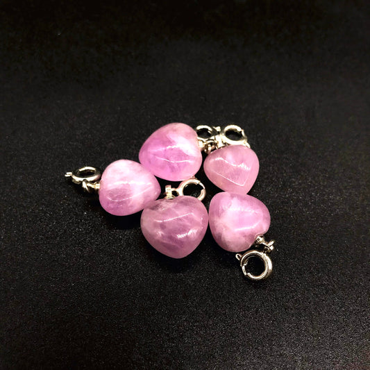 Kunzite heart pendant