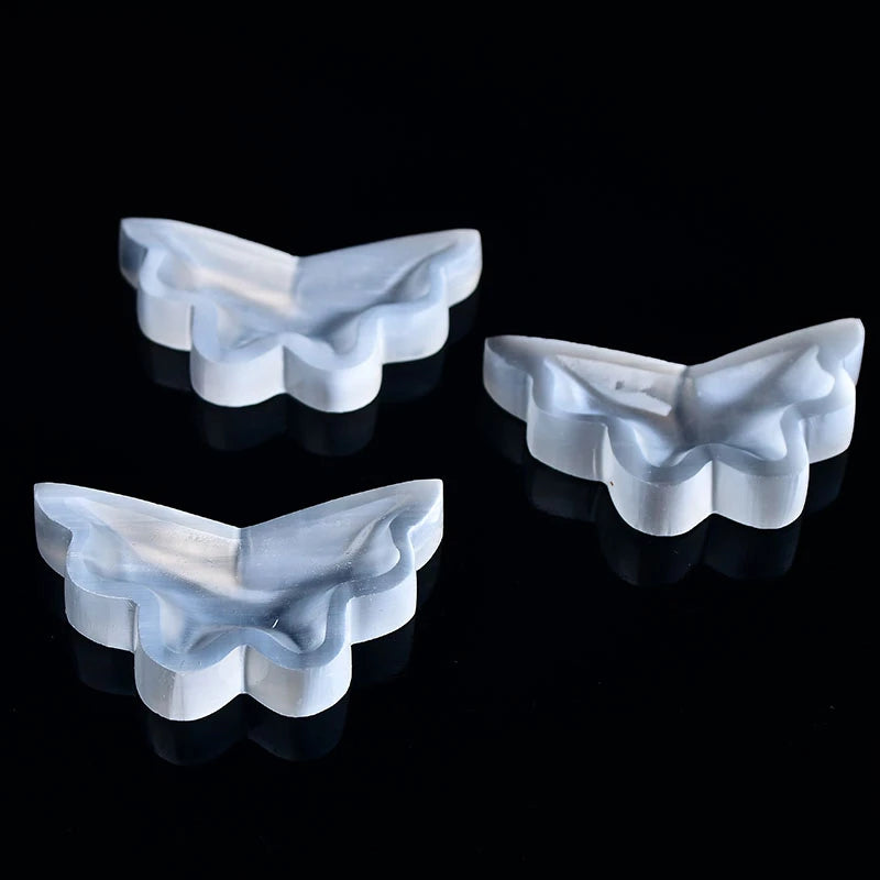 Selenite butterfly bowl